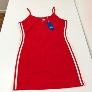 NWT Red Adidas Bodycon dress